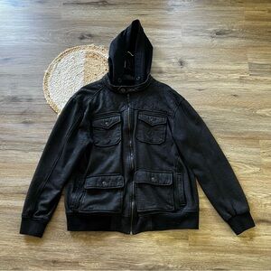 ROCK REVIVAL Y2K Mens Varisty Hooded Jacket